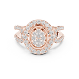 1.04 CT Round Lab Grown Diamond Ring | WOKE