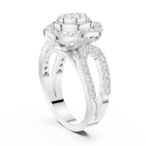 1.04 CT Round Lab Grown Diamond Ring | WOKE