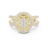 1.04 CT Round Lab Grown Diamond Ring | WOKE
