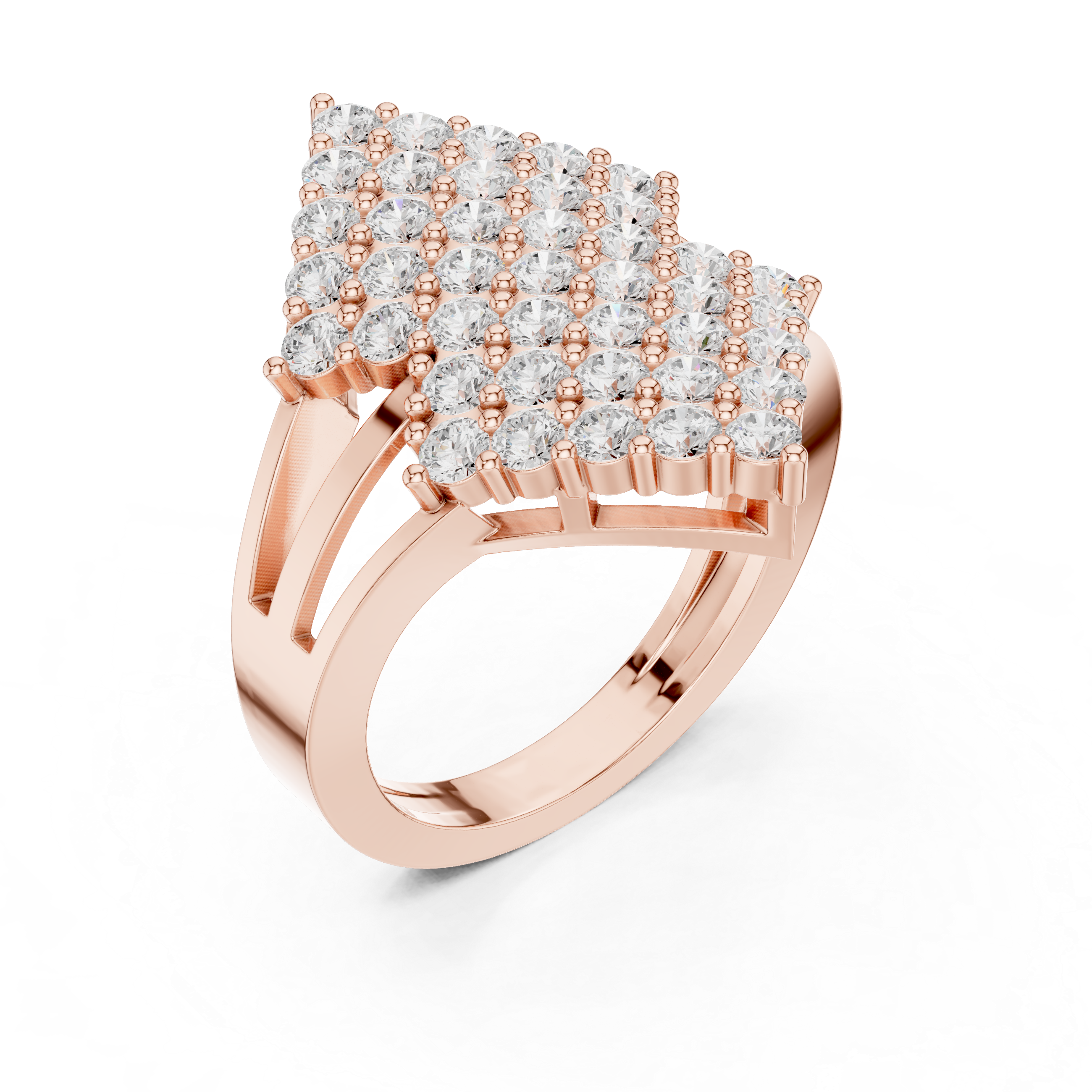 1.64 CT Round Lab Grown Diamond Ring | WOKE