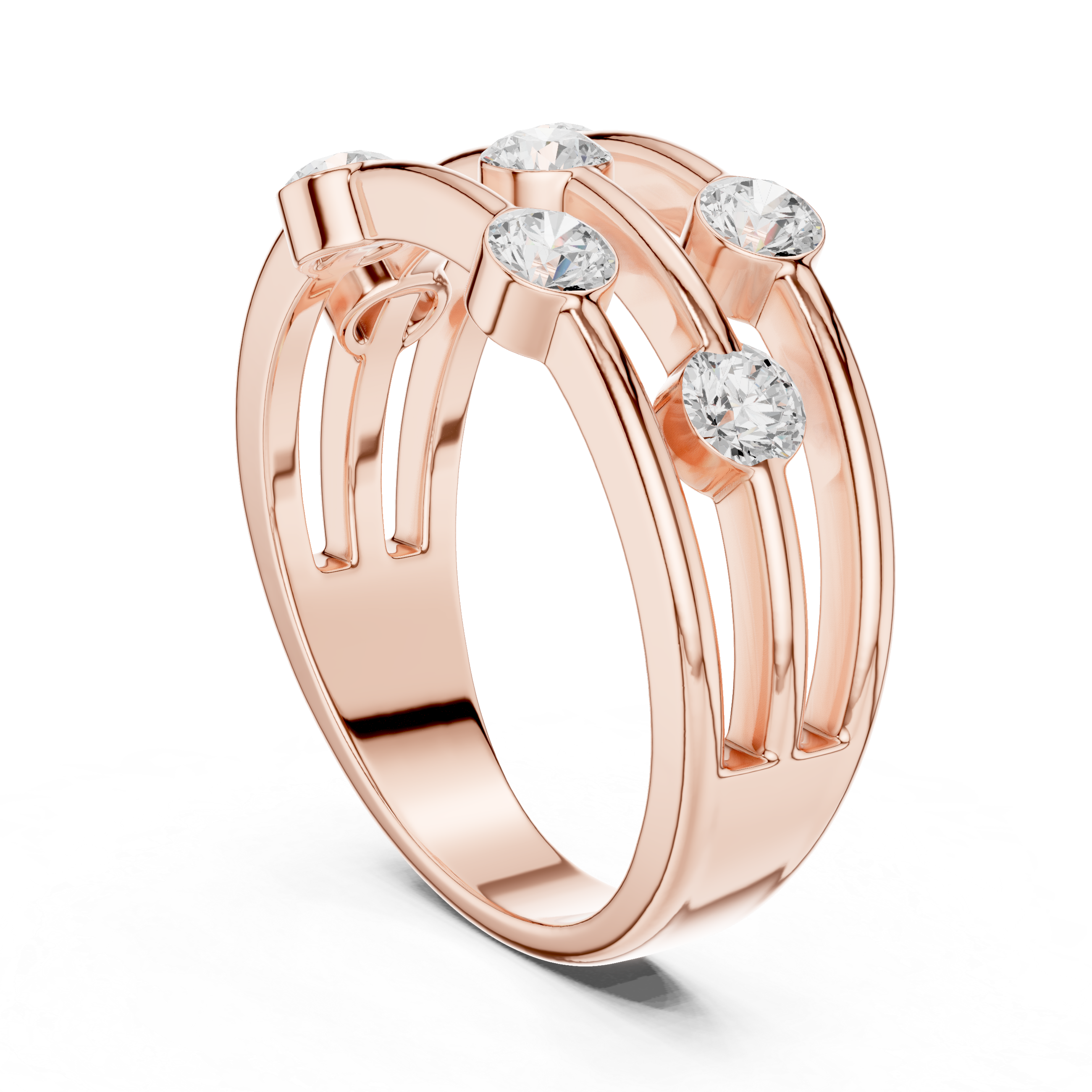 1.071 CT Round Lab Grown Diamond Ring | WOKE
