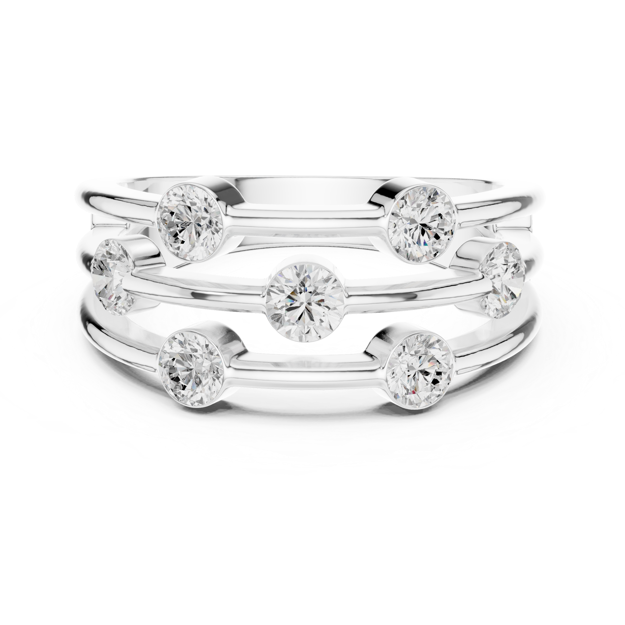 1.071 CT Round Lab Grown Diamond Ring | WOKE