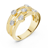 1.071 CT Round Lab Grown Diamond Ring | WOKE