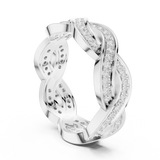 0.84 CT Round Lab Grown Diamond Ring | WOKE
