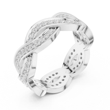 0.84 CT Round Lab Grown Diamond Ring | WOKE