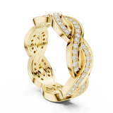 0.84 CT Round Lab Grown Diamond Ring | WOKE