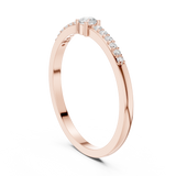 0.158 CT Round Lab Grown Diamond Ring | WOKE