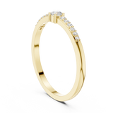 0.158 CT Round Lab Grown Diamond Ring | WOKE