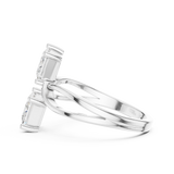 0.4096 CT Princess Lab Grown Diamond Ring | WOKE