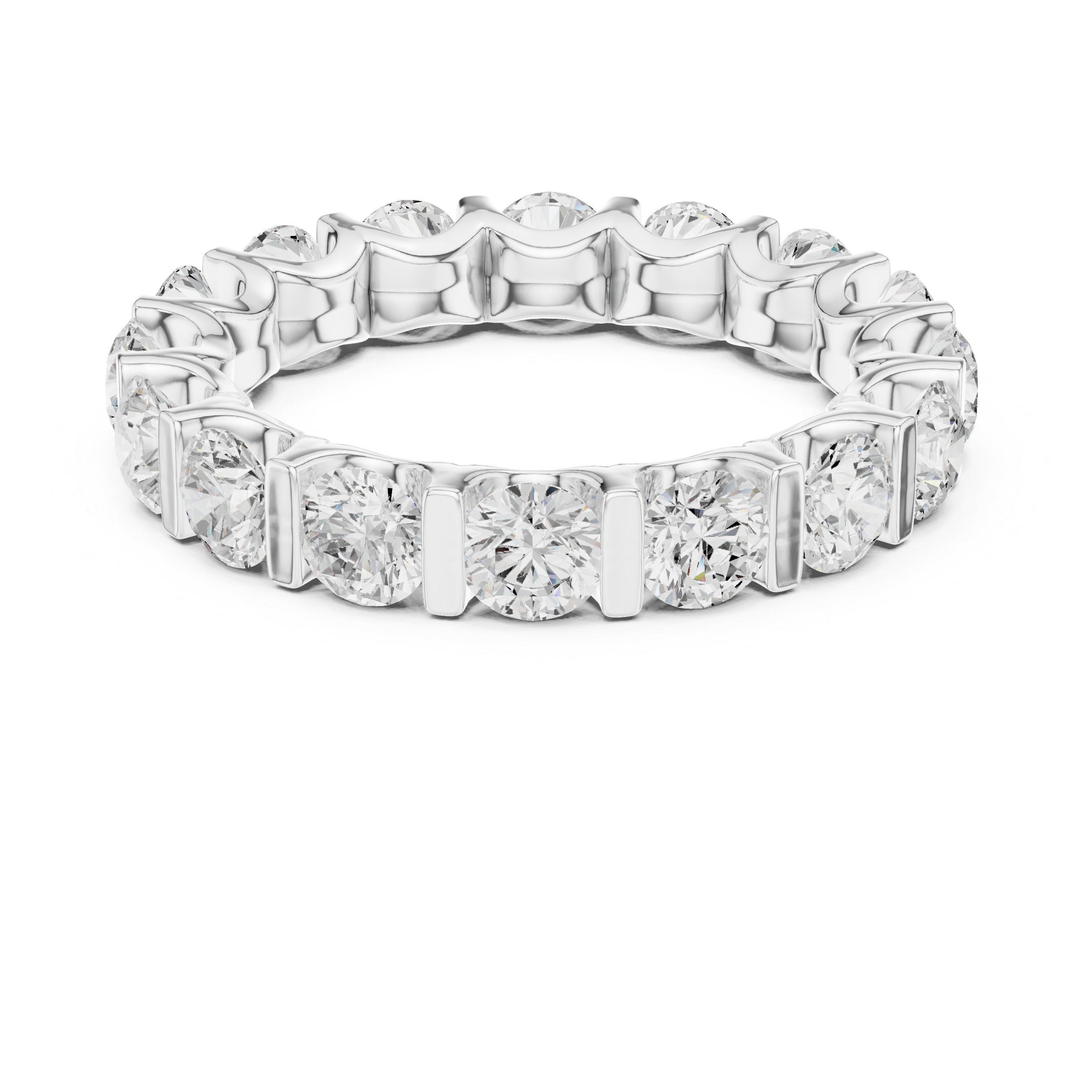 3.8255 CT Pear & Round Lab Grown Diamond Ring | WOKE