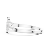 0.036 CT Princess & Round Lab Grown Diamond Ring | WOKE
