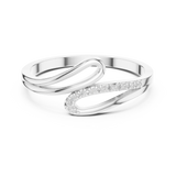 0.036 CT Princess & Round Lab Grown Diamond Ring | WOKE