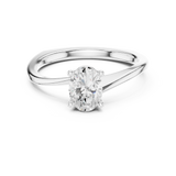 0.78 CT Oval Lab Grown Diamond Ring | WOKE