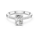 1.3 CT Round and Radinat Lab Grown Diamond Ring | WOKE