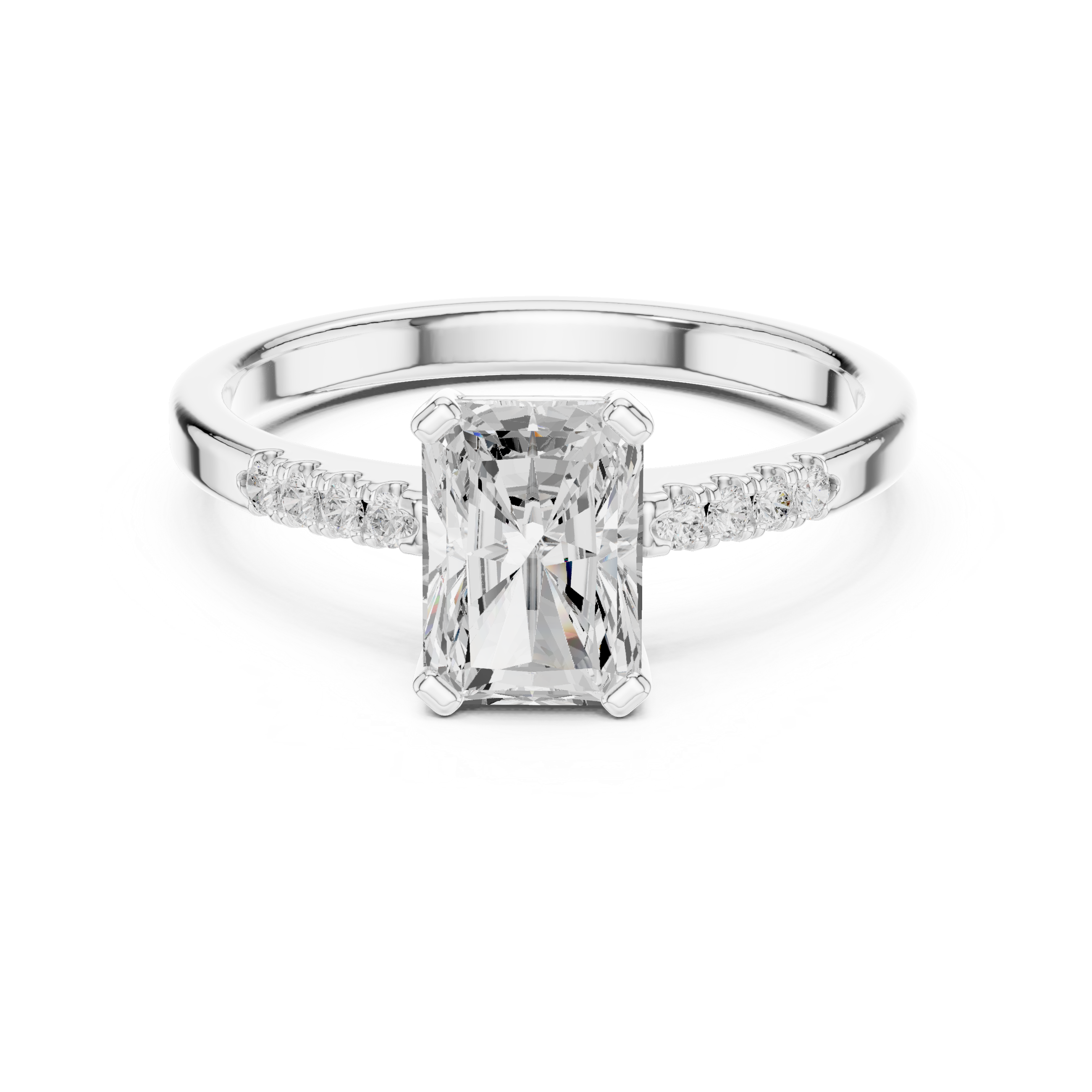 1.3 CT Round and Radinat Lab Grown Diamond Ring | WOKE
