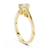 0.43 CT Emerald Lab Grown Diamond Ring | WOKE