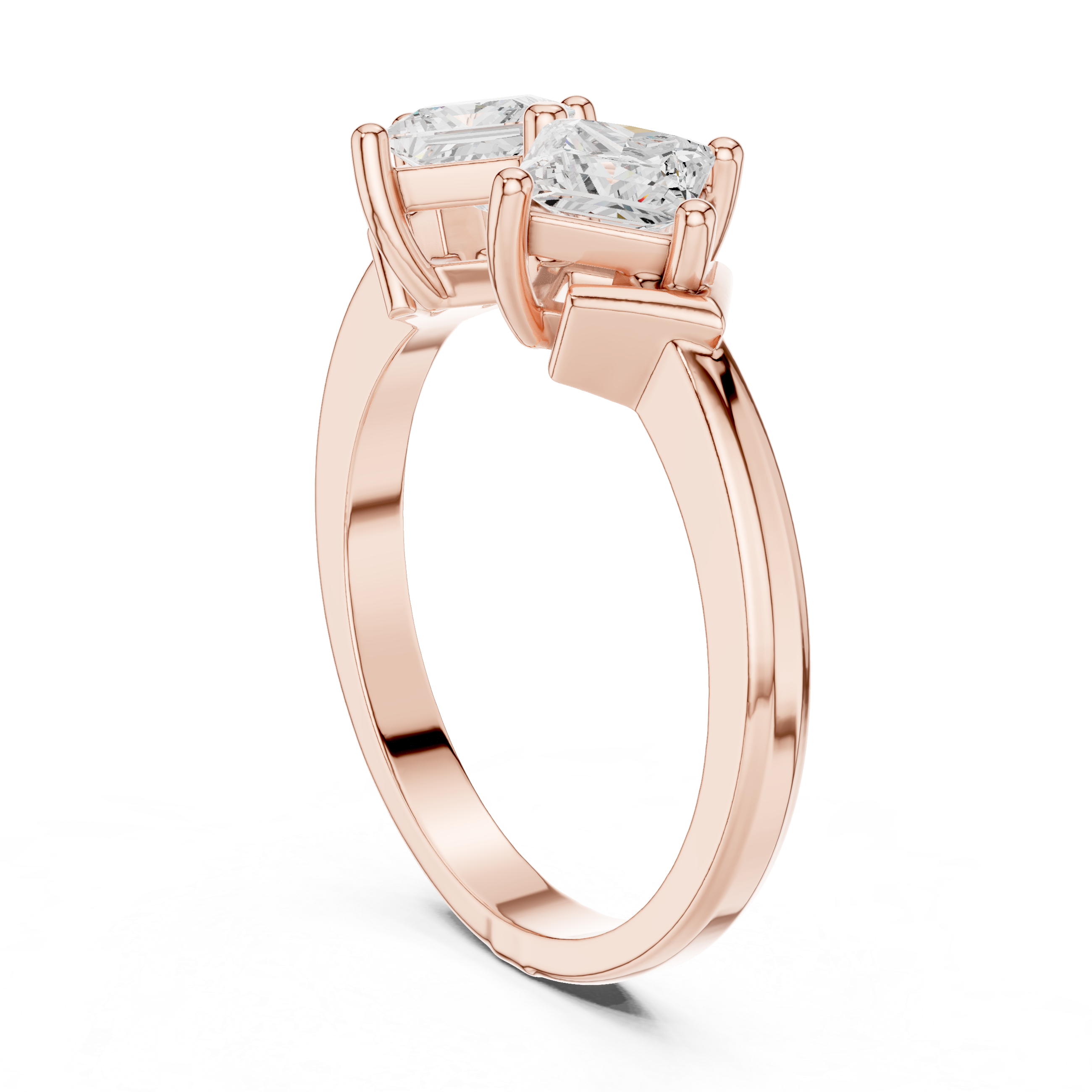 0.87 CT Princess  Lab Grown Diamond Ring | WOKE