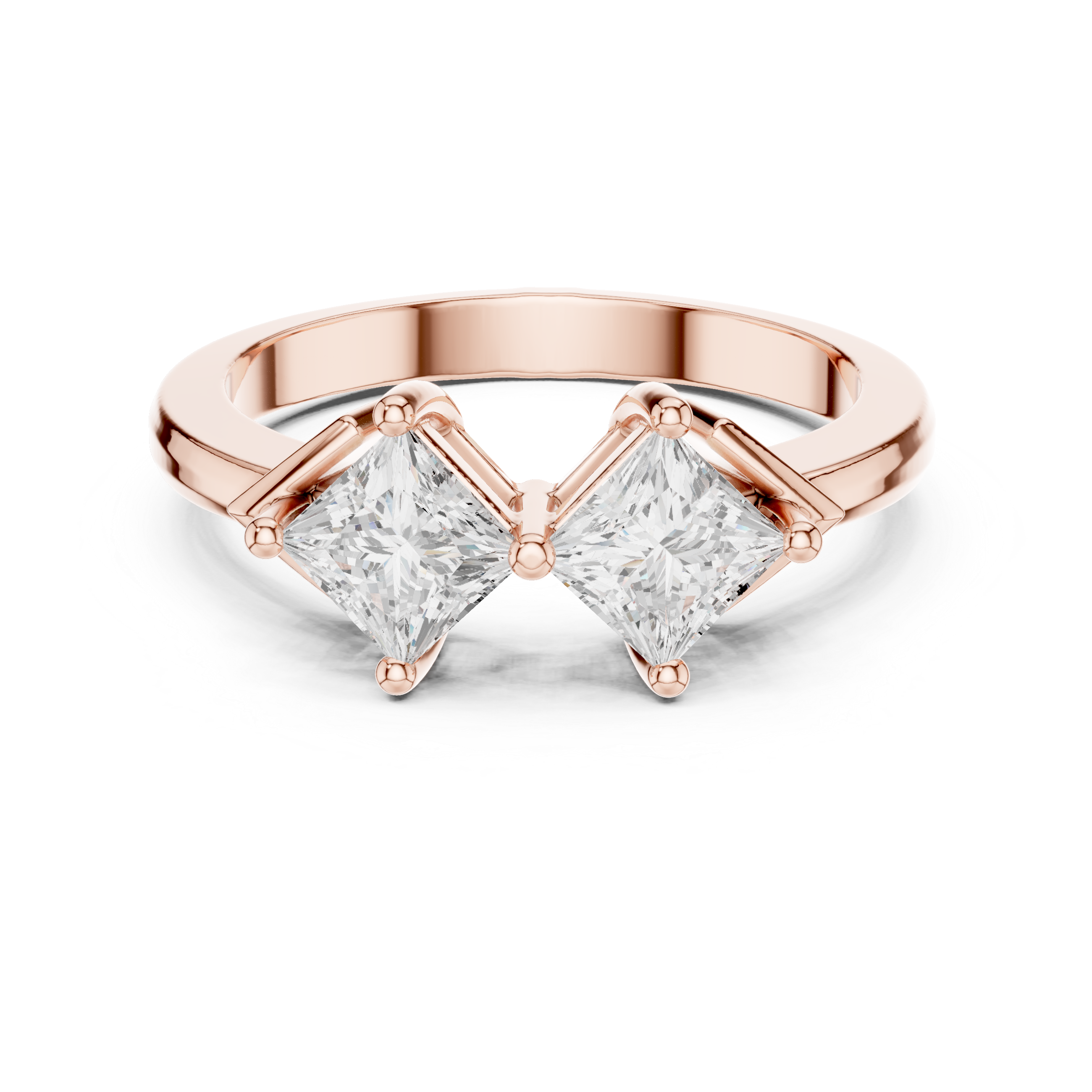 0.87 CT Princess  Lab Grown Diamond Ring | WOKE