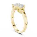 0.87 CT Princess  Lab Grown Diamond Ring | WOKE