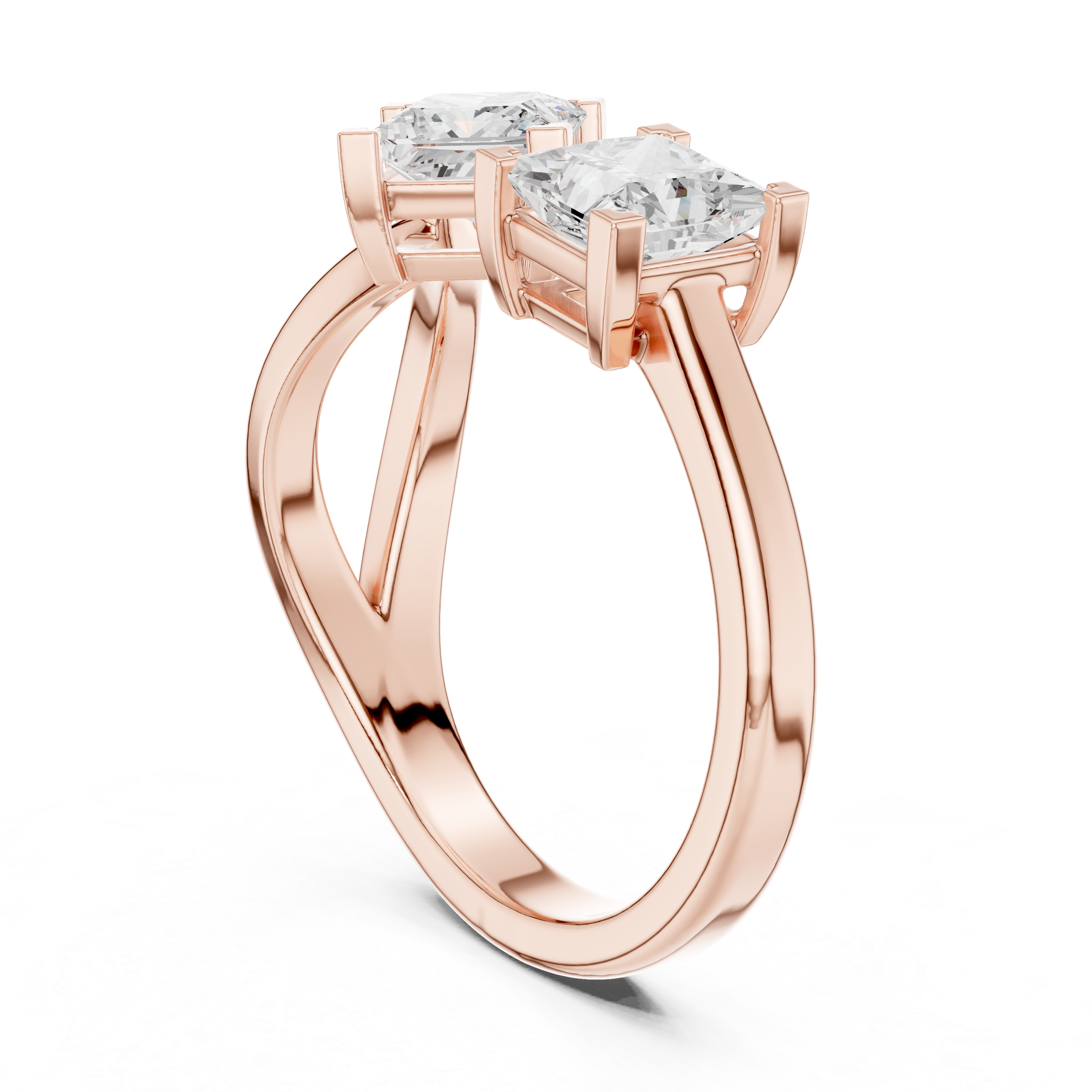 1.36 CT Princess  Lab Grown Diamond Ring | WOKE