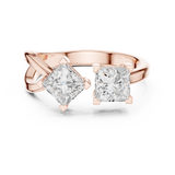 1.36 CT Princess  Lab Grown Diamond Ring | WOKE