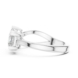 1.36 CT Princess  Lab Grown Diamond Ring | WOKE