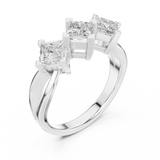 1.3 CT Princess Lab Grown Diamond Ring | WOKE
