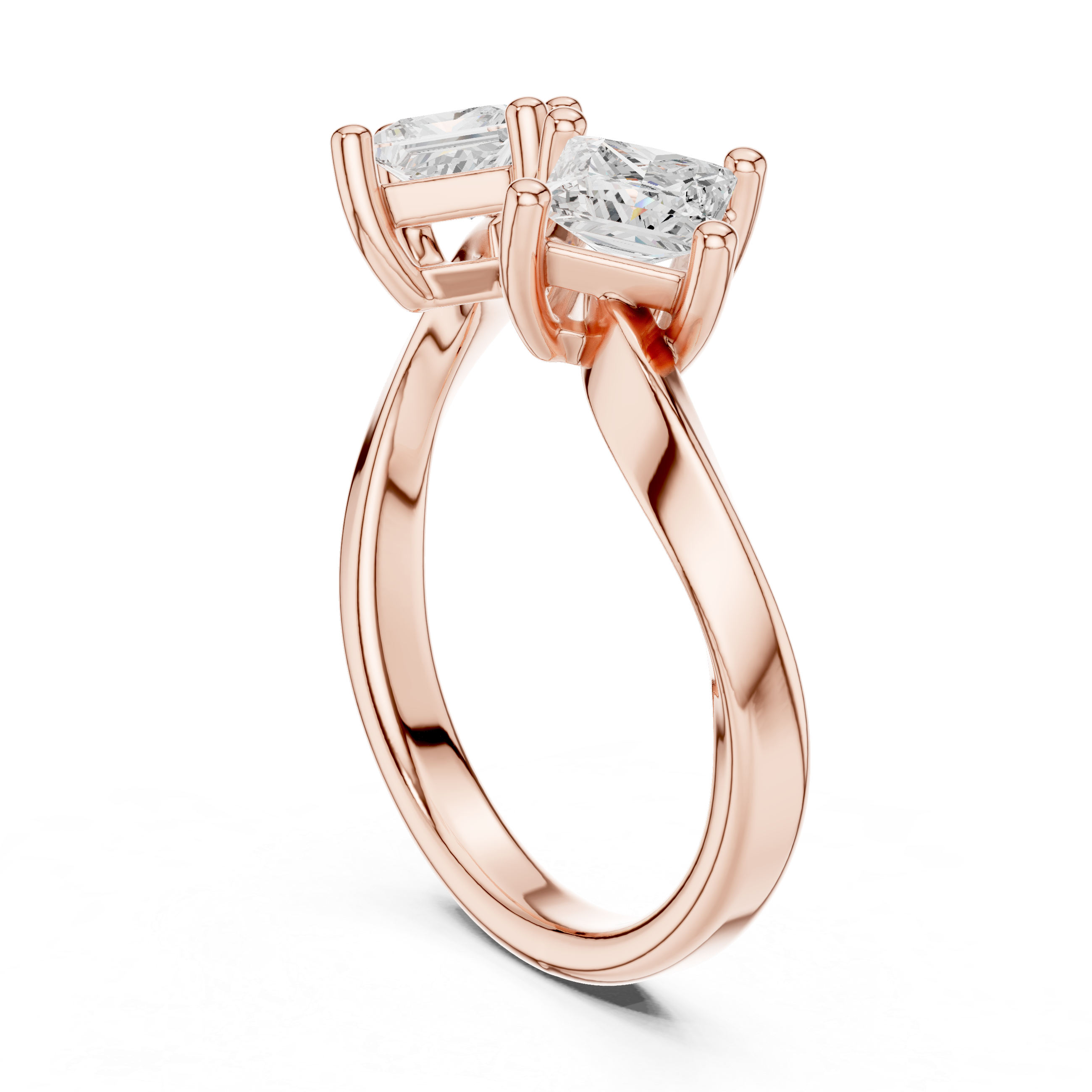 0.87 CT Princess Lab Grown Diamond Ring | WOKE