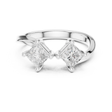 0.87 CT Princess Lab Grown Diamond Ring | WOKE