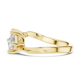 0.87 CT Princess Lab Grown Diamond Ring | WOKE
