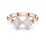 0.87 CT Princess Lab Grown Diamond Ring | WOKE