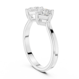 0.87 CT Princess Lab Grown Diamond Ring | WOKE