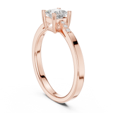 0.535 CT Princess Lab Grown Diamond Ring | WOKE
