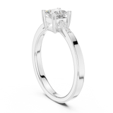 0.535 CT Princess Lab Grown Diamond Ring | WOKE