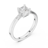 0.535 CT Princess Lab Grown Diamond Ring | WOKE