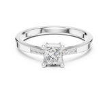 0.535 CT Princess Lab Grown Diamond Ring | WOKE