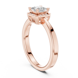 0.572 CT Princess & Round  Lab Grown Diamond Ring | WOKE