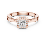 0.572 CT Princess & Round  Lab Grown Diamond Ring | WOKE