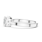 0.572 CT Princess & Round  Lab Grown Diamond Ring | WOKE