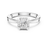0.572 CT Princess & Round  Lab Grown Diamond Ring | WOKE
