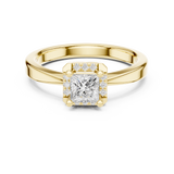 0.572 CT Princess & Round  Lab Grown Diamond Ring | WOKE