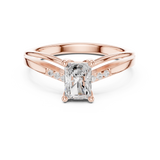 0.796 CT Radiant Lab Grown Diamond Ring | WOKE