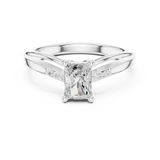 0.796 CT Radiant Lab Grown Diamond Ring | WOKE