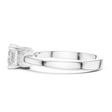 0.678 CT Princess & Round Lab Grown Diamond Ring | WOKE