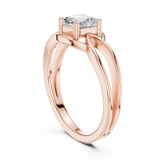 0.7 CT Emerald Lab Grown Diamond Ring | WOKE