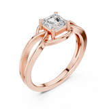 0.7 CT Emerald Lab Grown Diamond Ring | WOKE