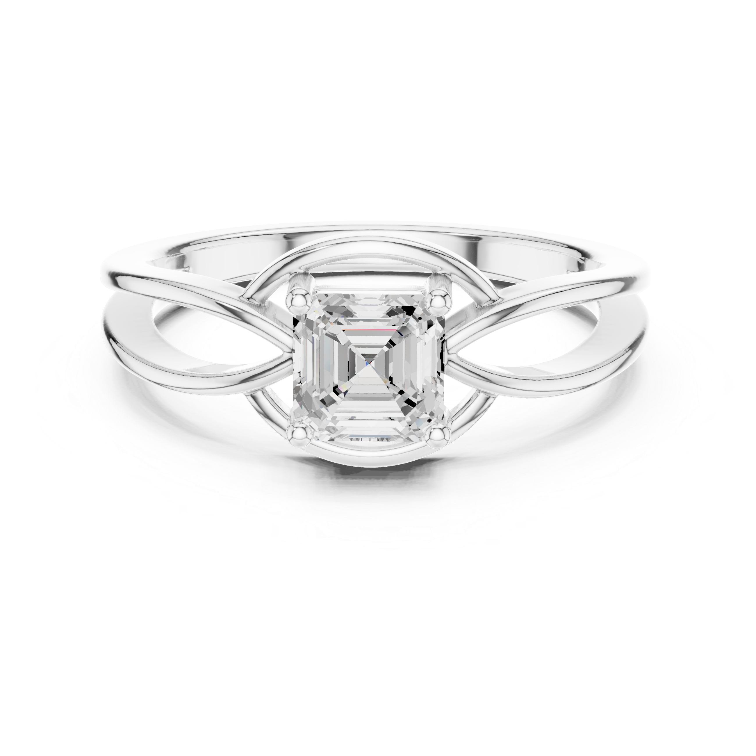 0.7 CT Emerald Lab Grown Diamond Ring | WOKE