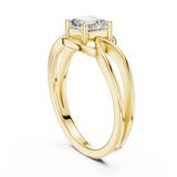 0.7 CT Emerald Lab Grown Diamond Ring | WOKE