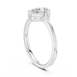 0.9 CT Pear Lab Grown Diamond Ring | WOKE