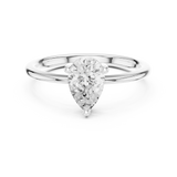 0.9 CT Pear Lab Grown Diamond Ring | WOKE